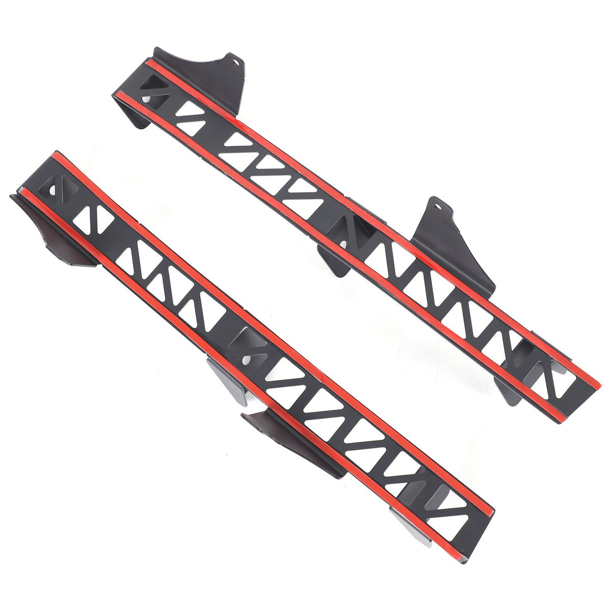 Carbon Steel A-Pillar LED Light Bar Mount Bracket For Hummer H3 2005-2009 20