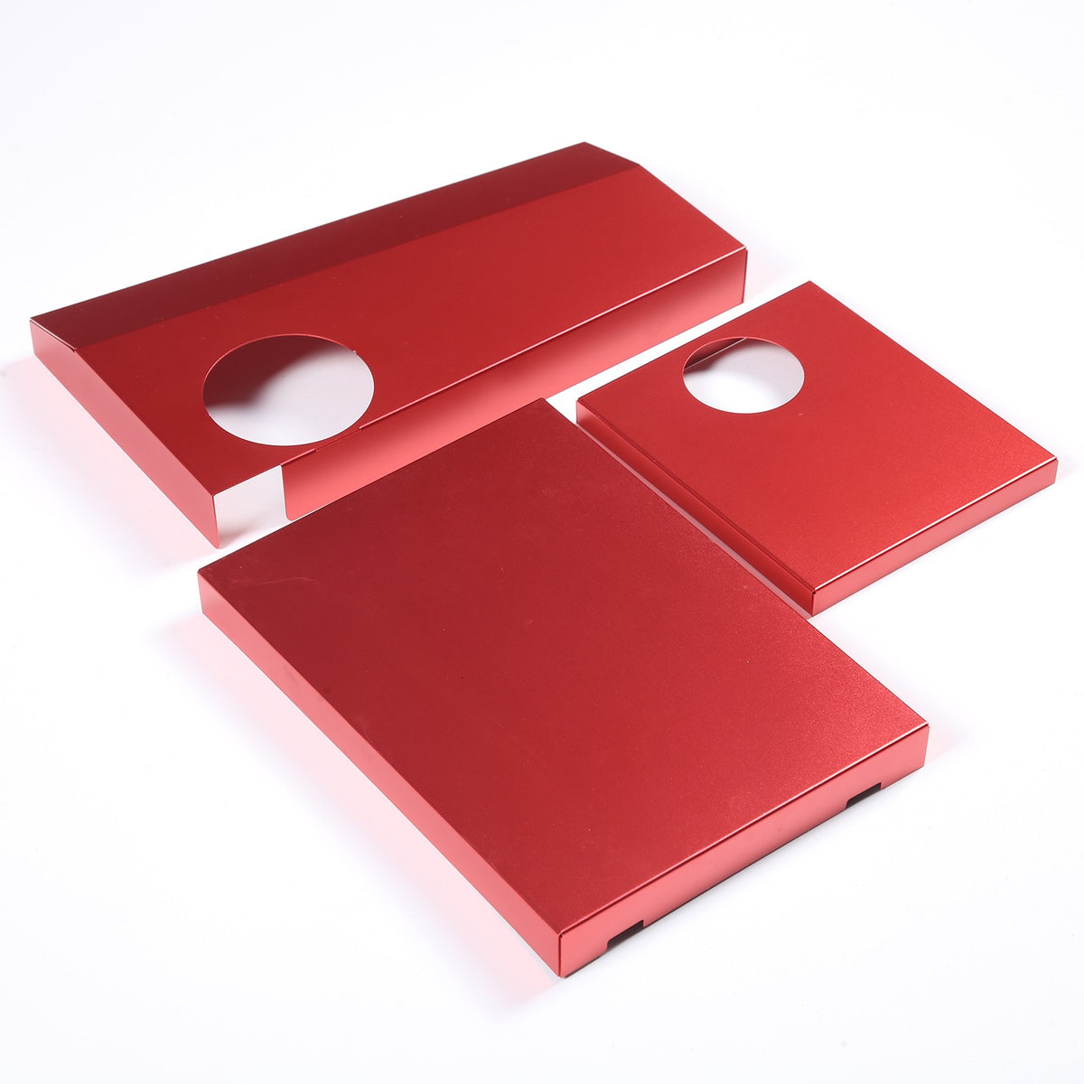 Red Aluminum Engine Coolant Fuse Box Trim Cover For Corvette C7 2014-2019 6
