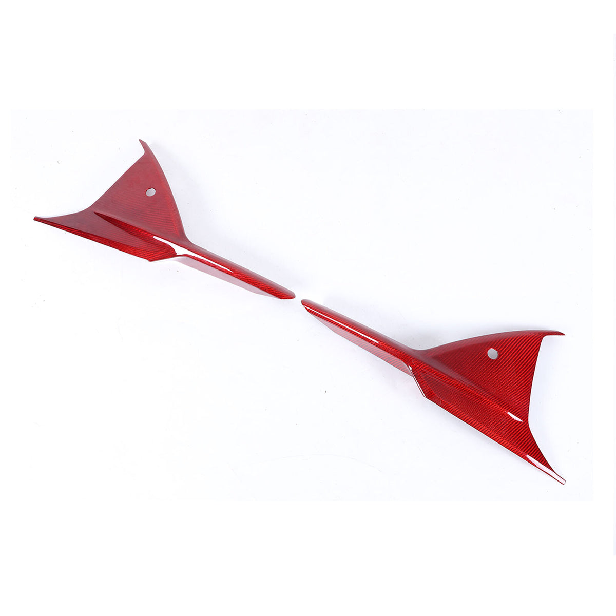 Red Real Carbon Fiber Interior Exterior Conosle Trim Cover For Lotus EMIRA 21-25 168