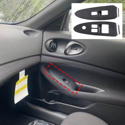 Real Carbon Fiber Full Center Console Trim Set For Nissan 370Z Z34 MT 2009-20 10