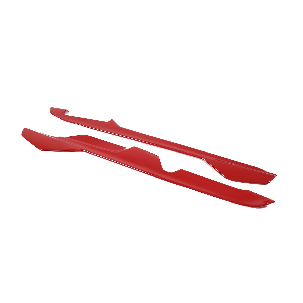 ABS Red Car Side Center Console Strips Trim For Corvette C8 Z51 Z06 2020-26 US 15