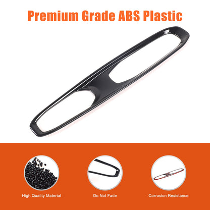 Glossy Piano Black ABS Center Gear Shift Indicator Trim For Corvette C8 2026+ US 23
