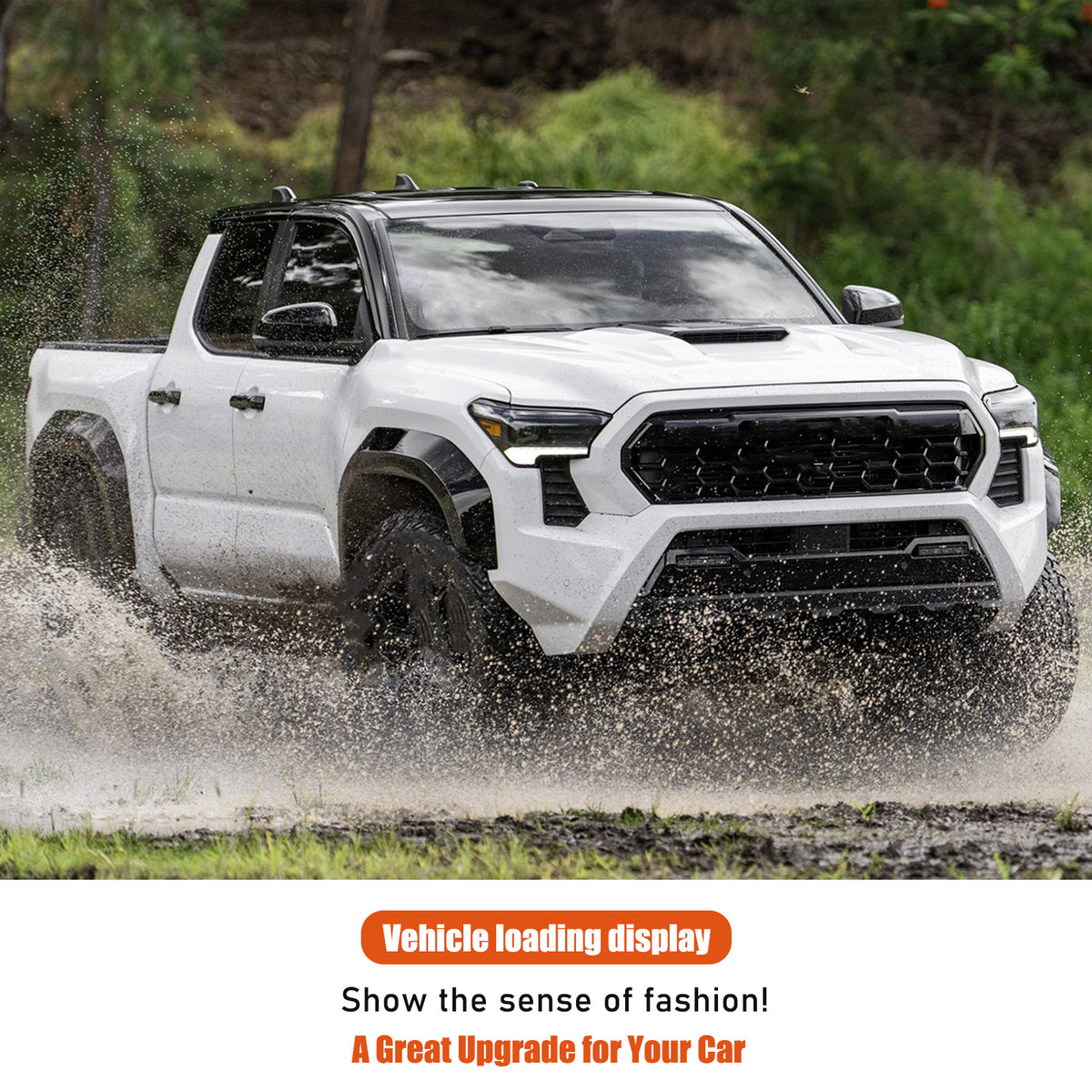 ABS Carbon Fiber Interior Full Set Panel Cover Trim Kit for Toyota Tacoma 24-26 - Styles 11-15 22