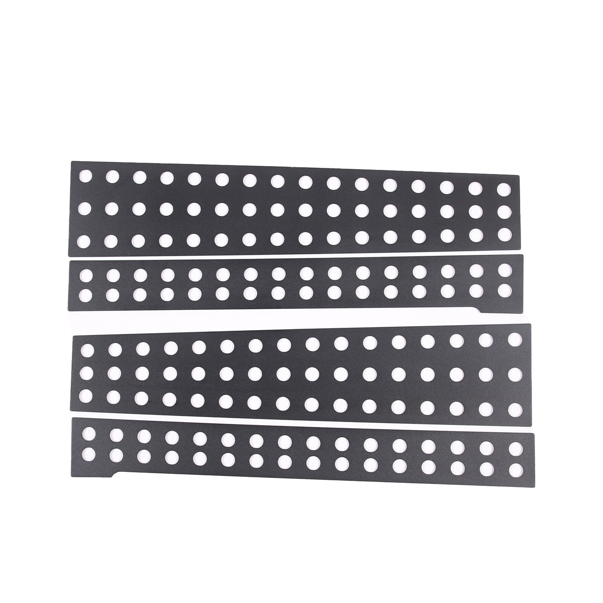 Black Aluminum Alloy Window Center Pillar Trim Panel For Toyota FJ Cruiser 07-21 14