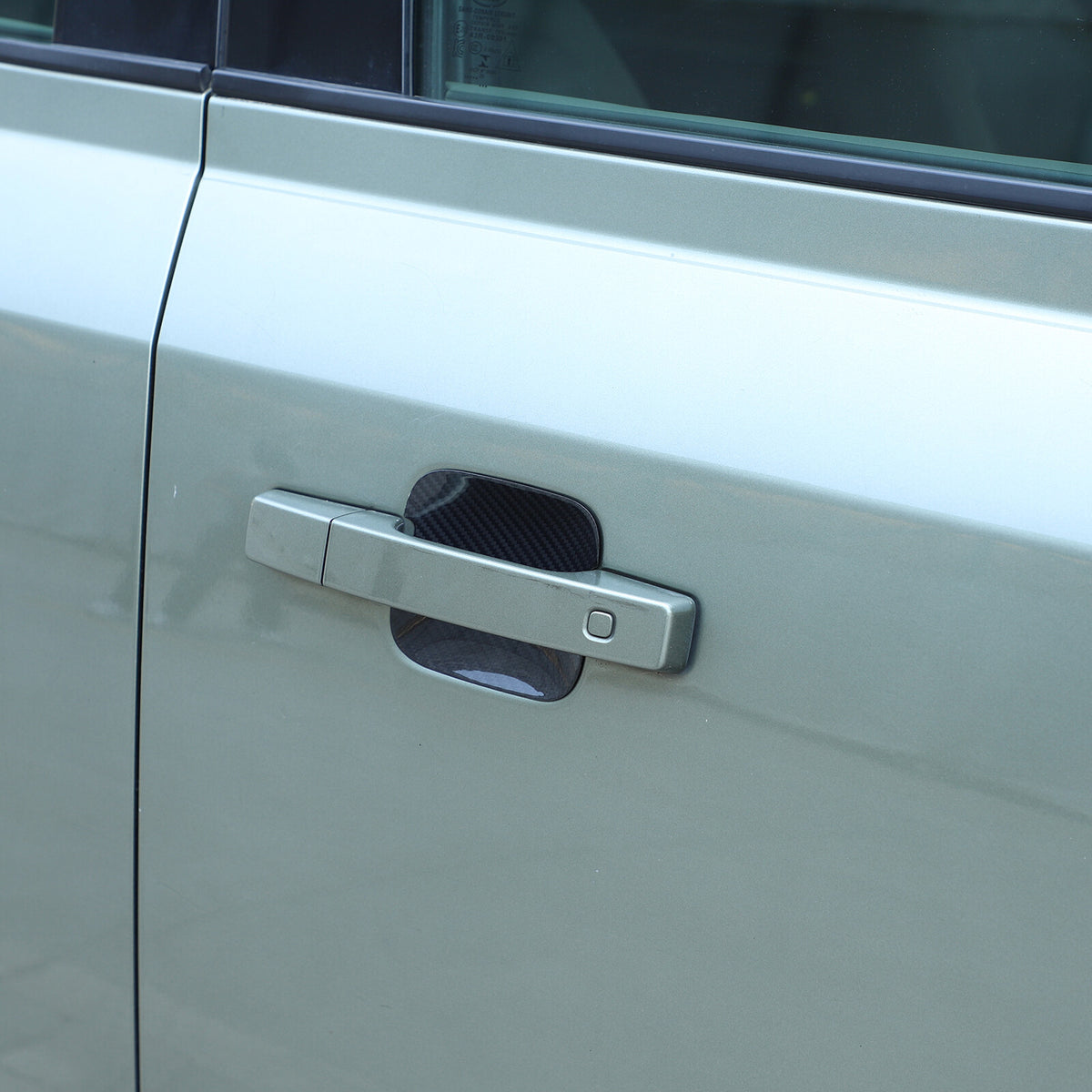 Real Carbon Fiber Door Bowl Cup Cover Trim For Land Rover Defender 110 2020-2024 18