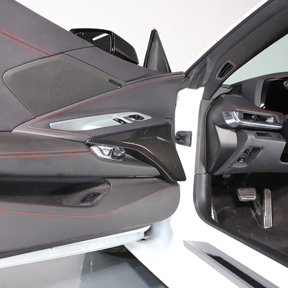 Carbon Fiber ABS Interior Full Decor Cover Trim Kit For Corvette C8 2020-2025 - Styles 26-30 58