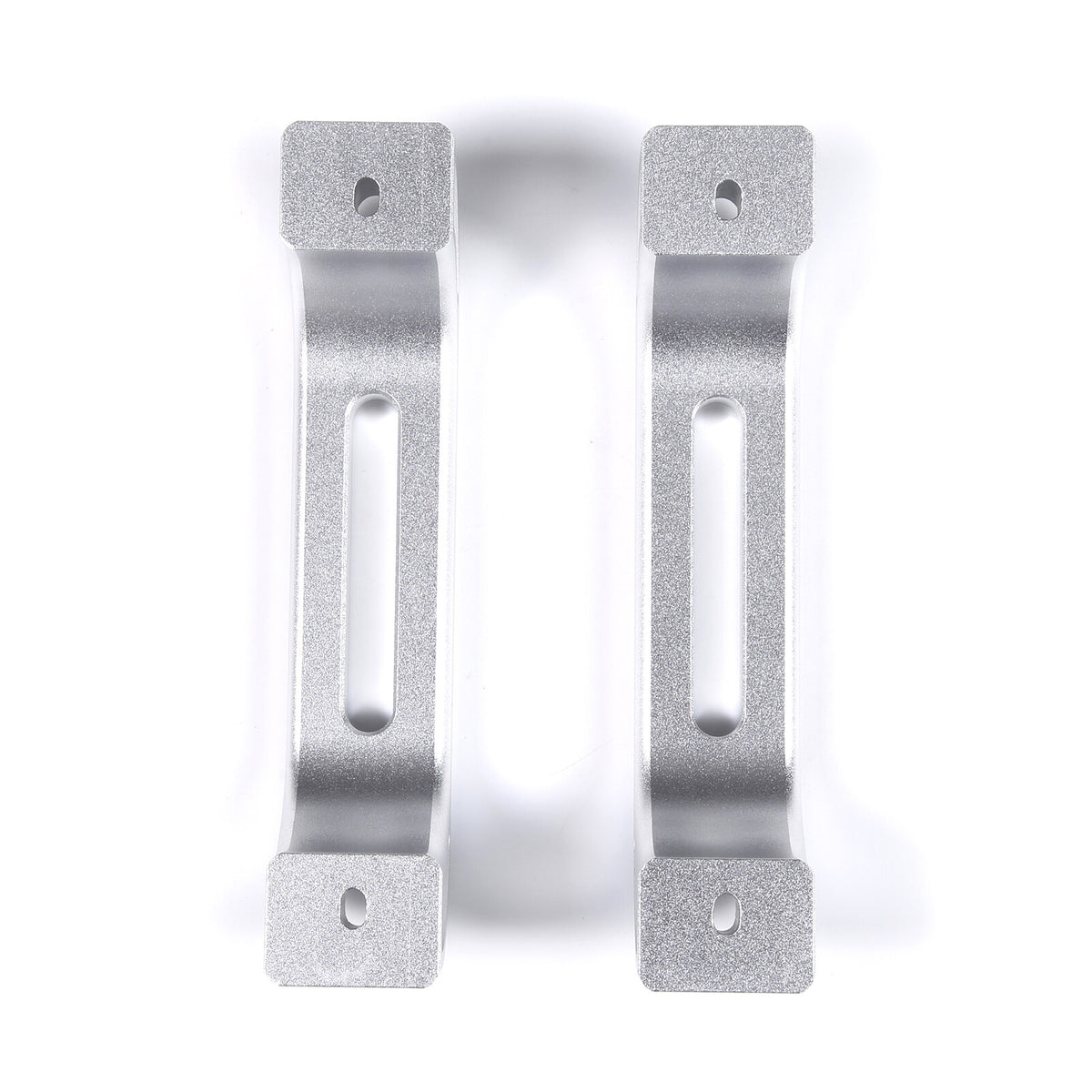 Silver Hollow Inner Door Handle Grab Handle Trim For Land Rover Defender 2004-18 3