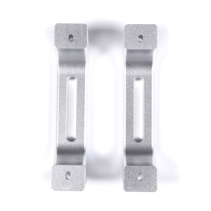 Silver Hollow Inner Door Handle Grab Handle Trim For Land Rover Defender 2004-18 3