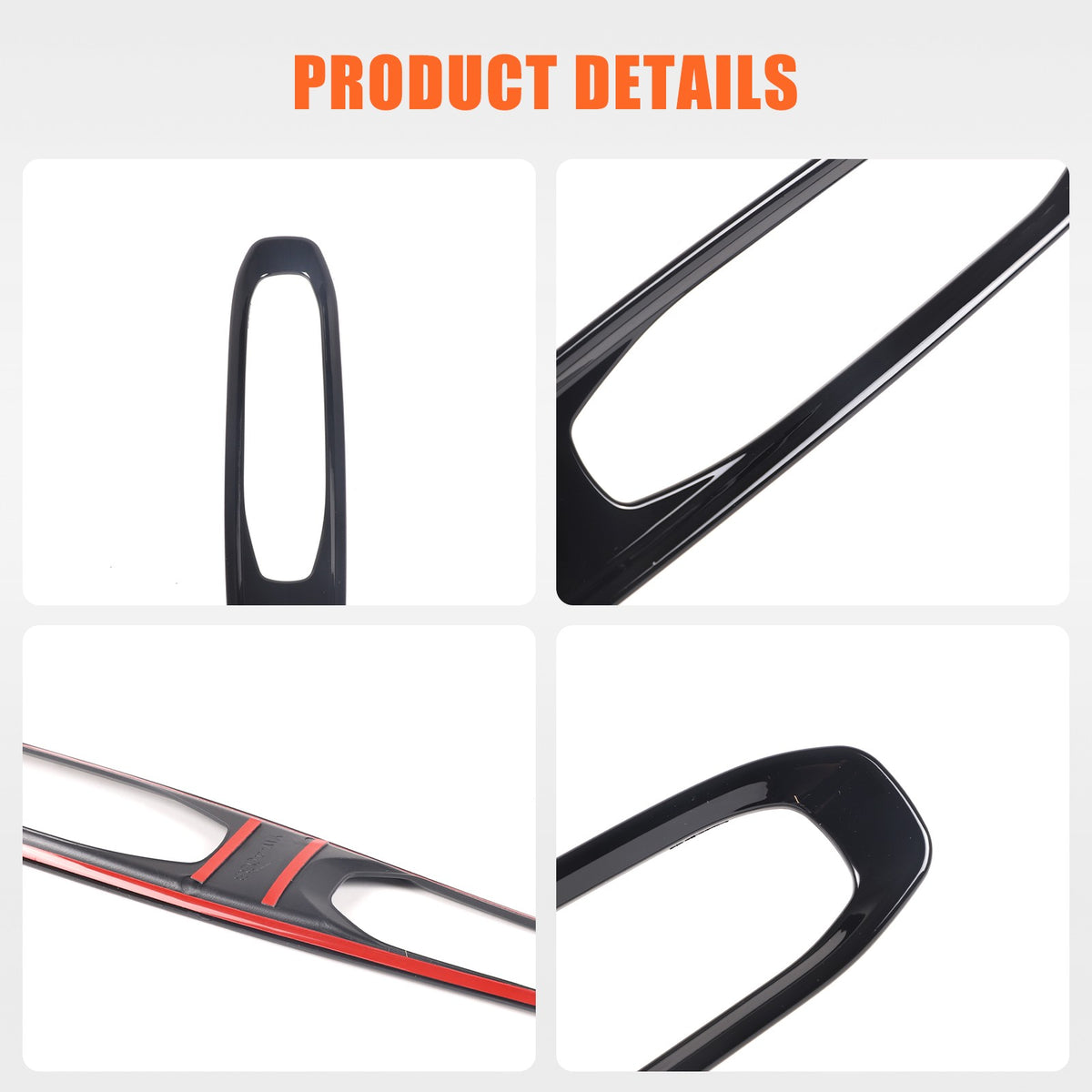 Glossy Piano Black ABS Center Gear Shift Indicator Trim For Corvette C8 2026+ US 7