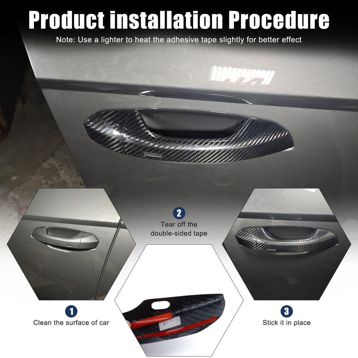 Real Carbon Fiber Exterior Decor Accessorie Trim For Lamborghini Urus 2018-21 59