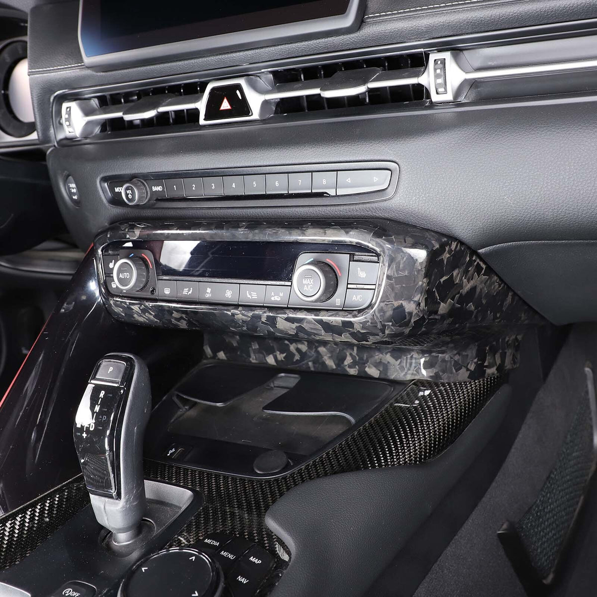 Forged Real Carbon Fiber Interior Exterior Trim Cover For Toyota Supra A90 2019+ - Variants 1-5 30