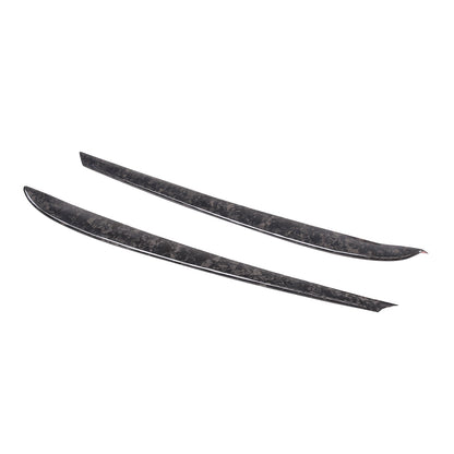 Forged Real Carbon Fiber Inner Door Panel Strip Trim For Tesla Model 3 Y 2021-22 9