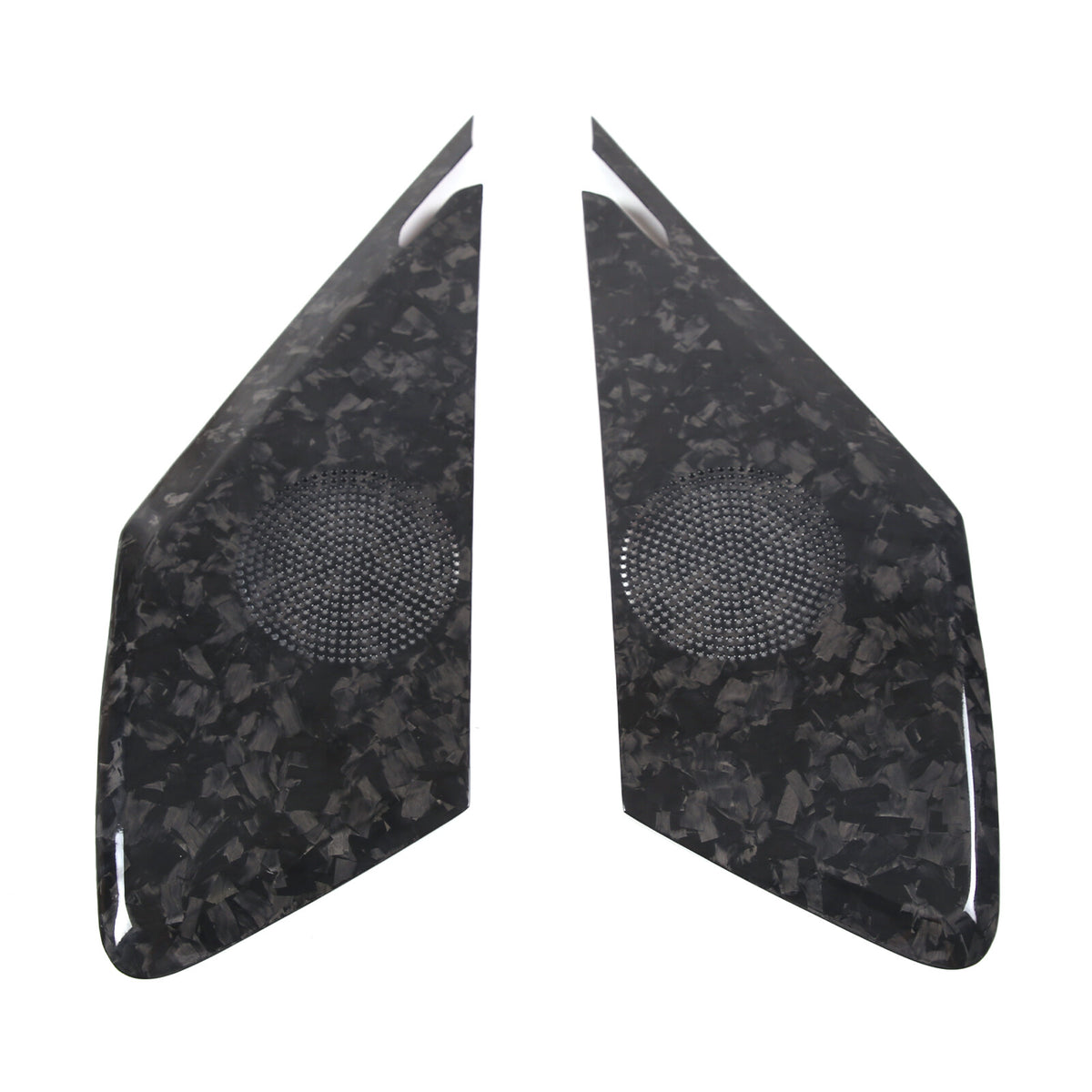 Forged Carbon Fiber Interior Door Speaker Cover For Corvette C8 Z51 Z06 1LT 20+ 14