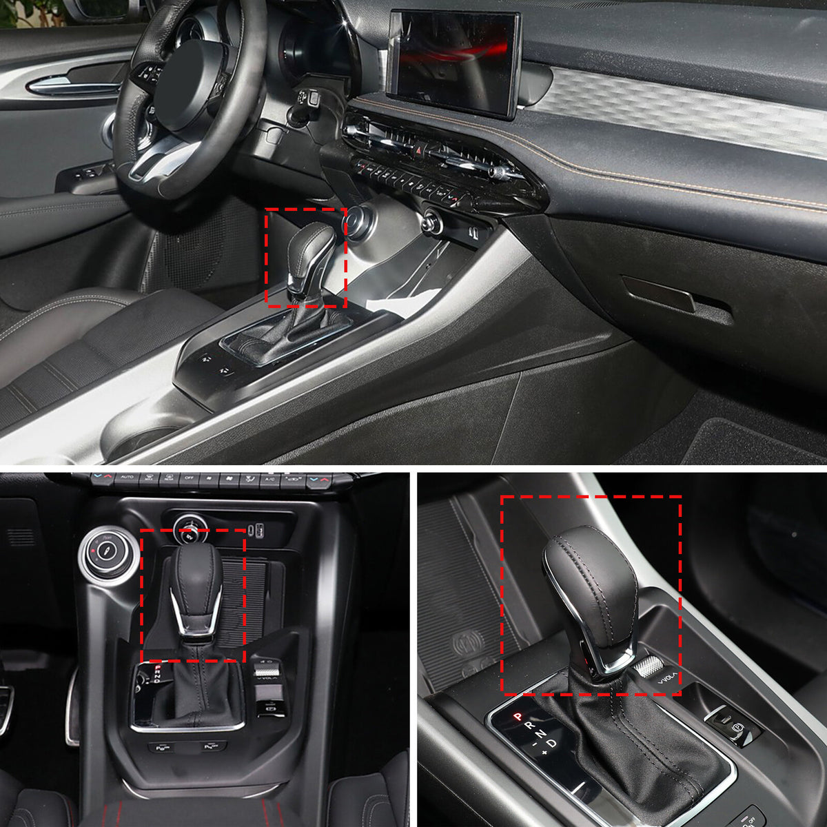 Real Dry Carbon Fiber Interior Center Console trim Kit For Alfa Romeo Tonale 23+ - Variants 1-5 50