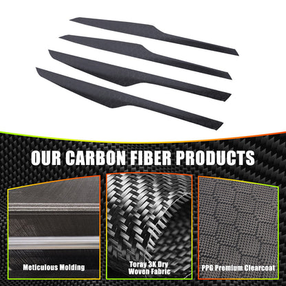 Hondycomb Carbon Fiber Interior Door Panel Trim Cover For BMW X5 X6 F15 F16 14+ 12