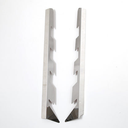 Aluminum Alloy Silver Engine Side Decoration Cover For Corvette C8 2020-2026 15