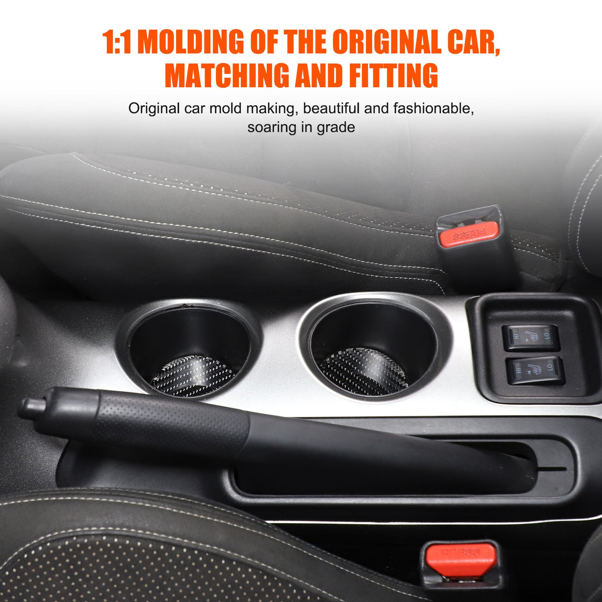 Soft Carbon Fiber Interior Center Console trim Sticker For Nissan Juke 2011-2019 174
