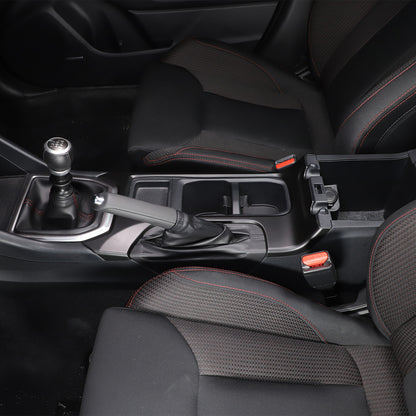 Matte Black Center Console Gear Shift Cup Holder Trim for Subaru WRX VB MT 22-24 7