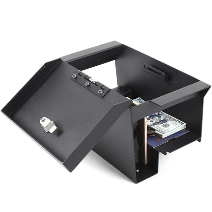 Electronic Fingerprint Lock Center Console Safe Box For Toyota Tundra 2022+ US 13