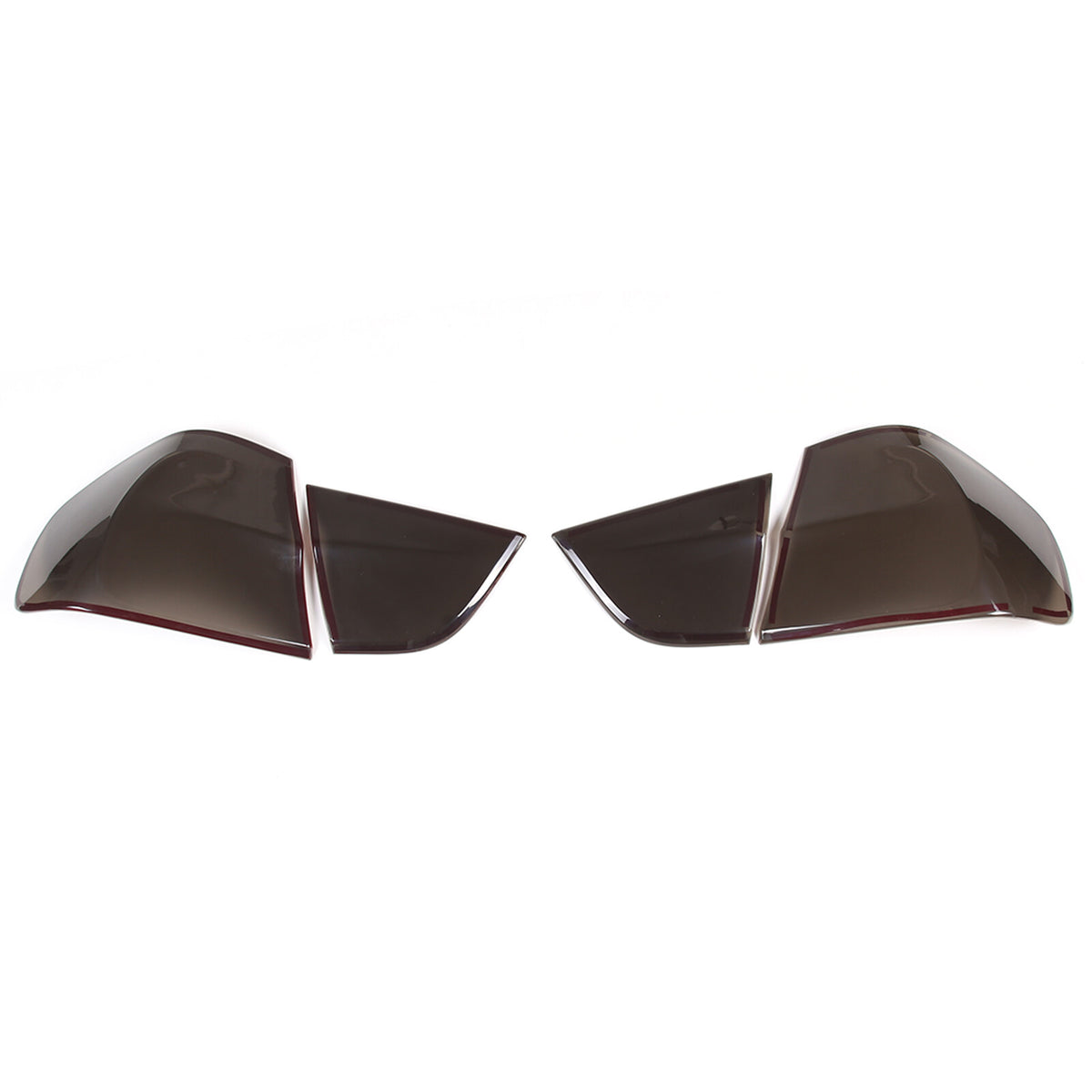 Smoked Black Rear Tail Light Guard Cover Trim Bezels For BMW 3 Series E90 09-12 15
