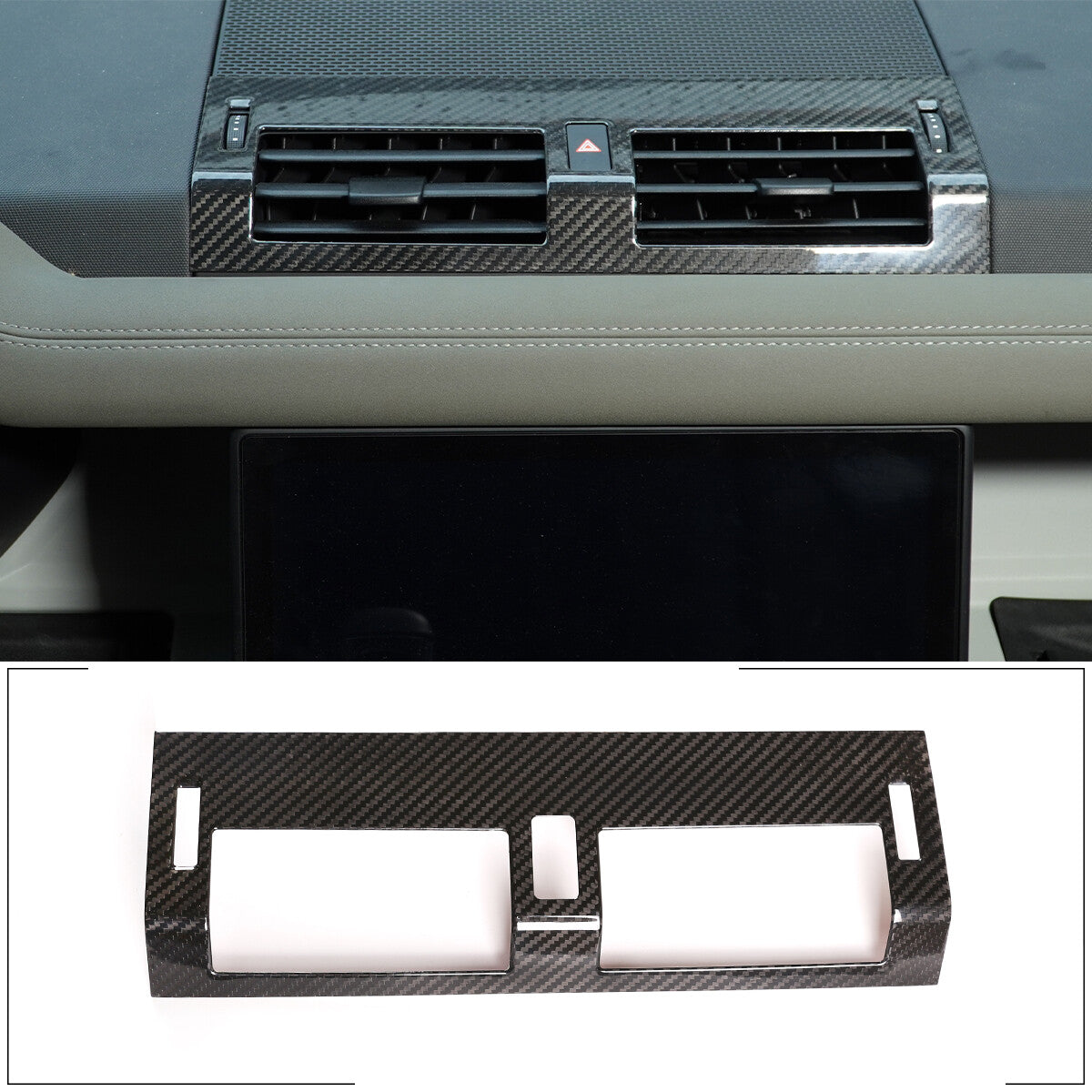 Real Dry Carbon Fiber Full Interior Trim Set For LR Defender 90 110 L663 20-23 57