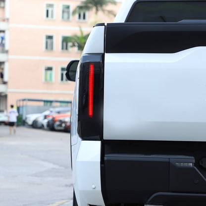 Smoked Blackout Tail Light Lamp Cover Bezel Overlay Trim For Toyota Tundra 2022+ 6
