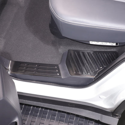Black Interior Door Sill Guard Protector Cover For Toyota Land Cruiser LC250 US 21