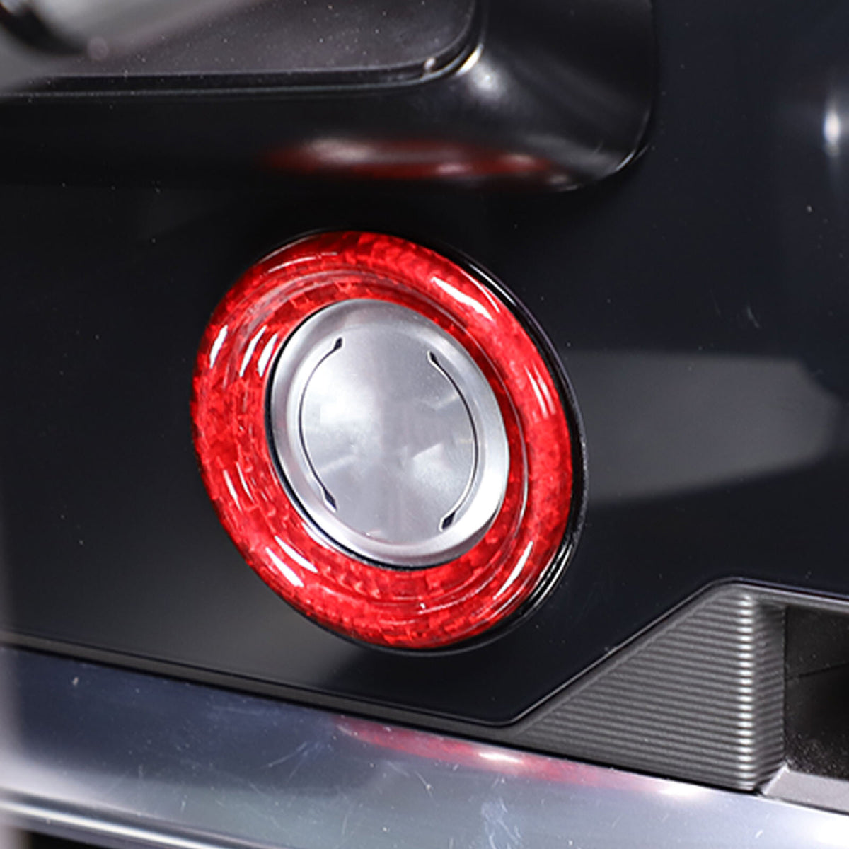 Red Real Carbon Fiber Full Interior Set Decor Trim Kit for Corvette C8 20-25 - Styles 21-25 28