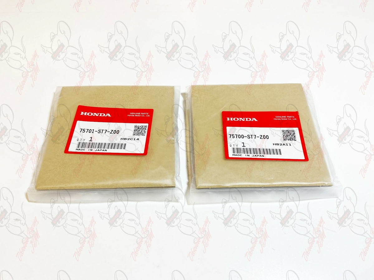 Honda Genuine Integra DC2 Type-R FRONT & REAR EMBLEMS JDM ITR OEM Badges 3