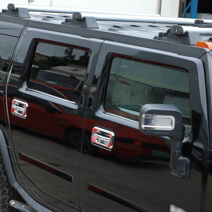 Chrome Steel Exterior Rocker Panel Trim Hood Deck Vent Set For Hummer H2 03-09 53