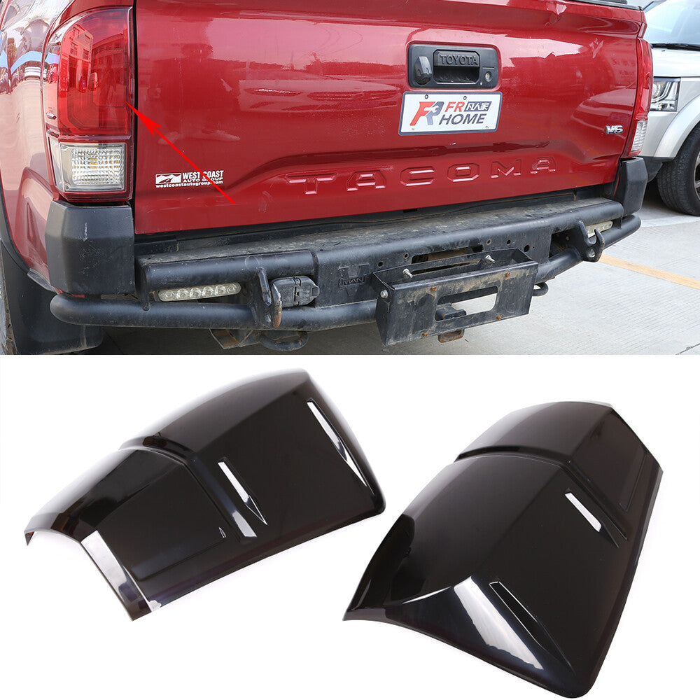 Tail Shades Smoke Tail Light Covers For Toyota Tacoma 2016-2023 3