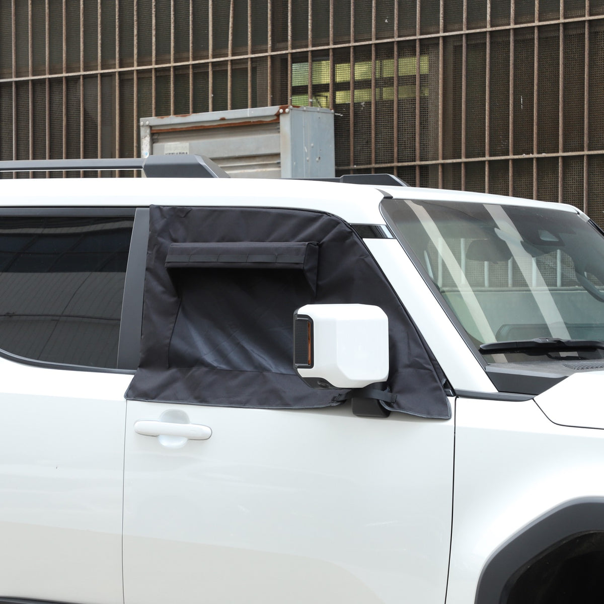 Front Window Vent Visor Sun Shade Cover For Toyota Land Cruiser Prado LC250 24+ 15