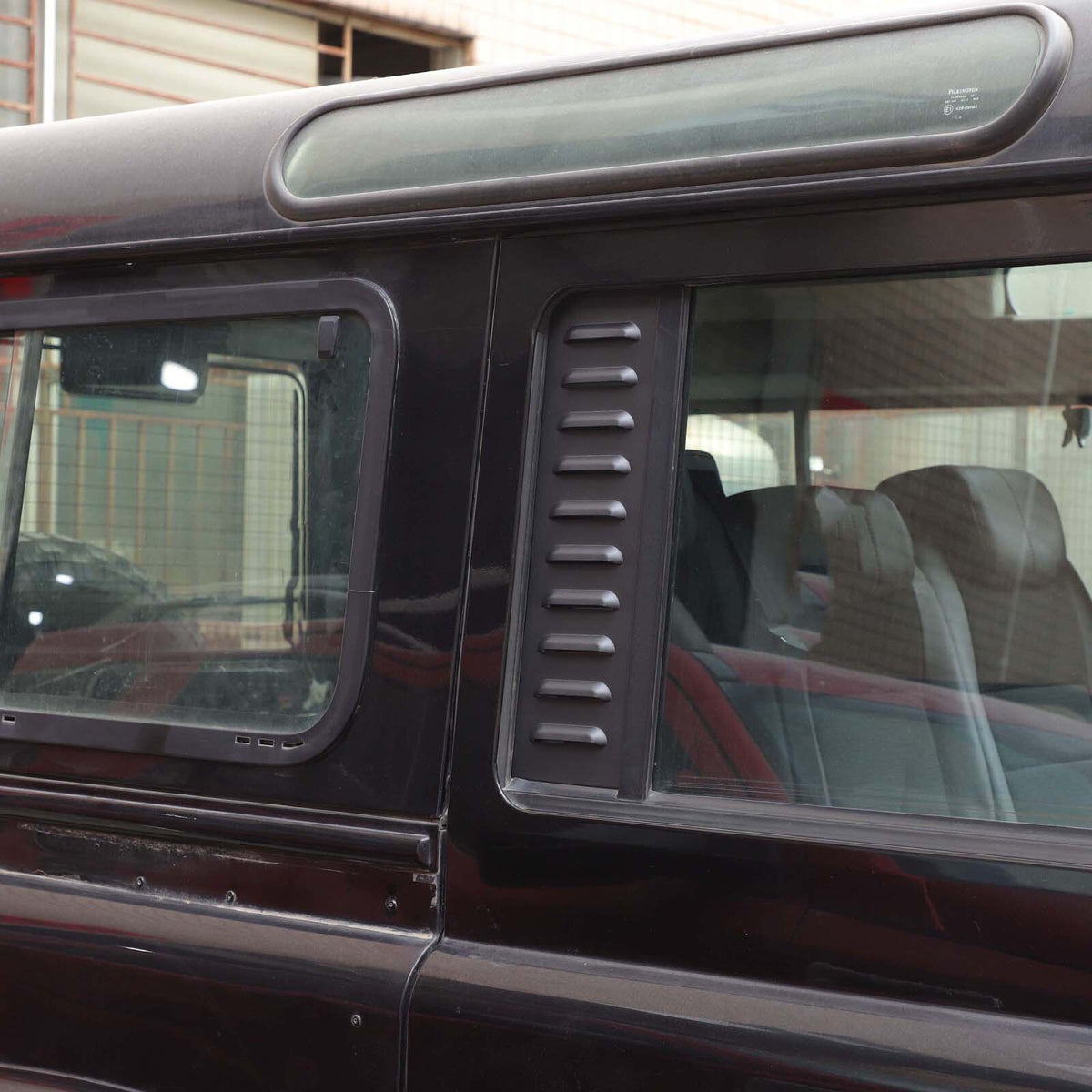 Alloy Rear Door Window Pillar Post Cover Trim For Land Rover Defender L316 04-18 14