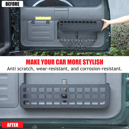 Aluminum Alloy Tailgate Storage Molle Panel For Toyota Prado FJ120 03-09 5