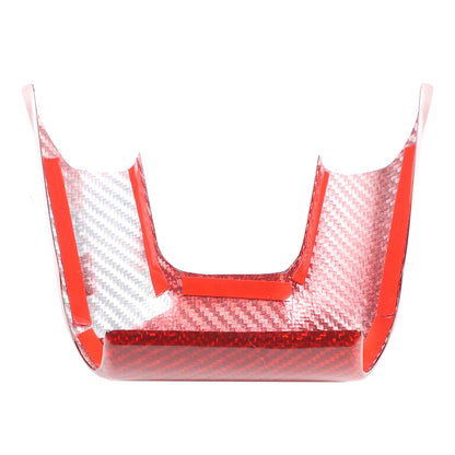 Red Real Carbon Fiber Steering Wheel Trim For Lamborghini Urus/Urus SE 2018-2023 14