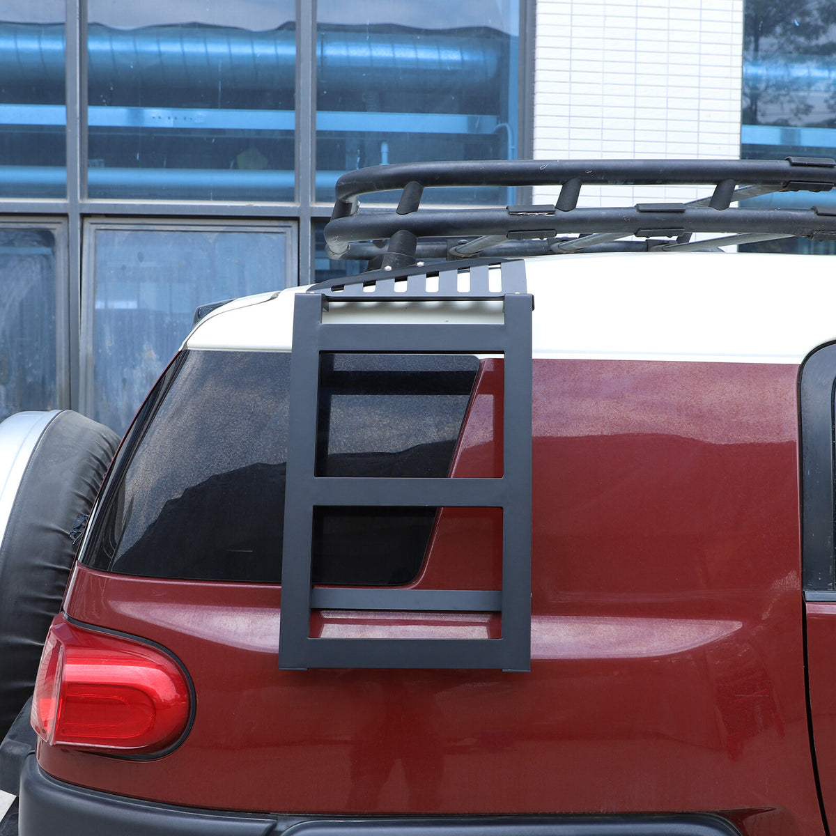 Right Side Window Step Ladder Roof Rack Access for Toyota FJ Cruiser 2007-21 US 2