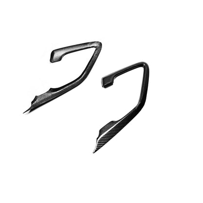 Real Carbon Fiber Interior Door Handle Cover Trim For Nissan R35 GT-R GTR 10