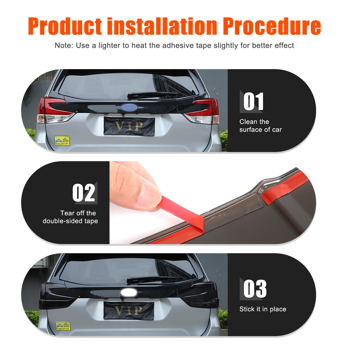 Transparent Gray ABS Tail Light Smoked Cover Trim For Subaru Forester SL 2019-24 16