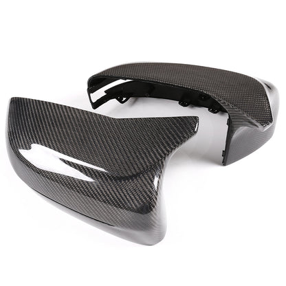 Real Carbon Fiber Rearview Mirror Cover Caps For 19-21 BMW 3 G15 G20 G21 G22 G30 13
