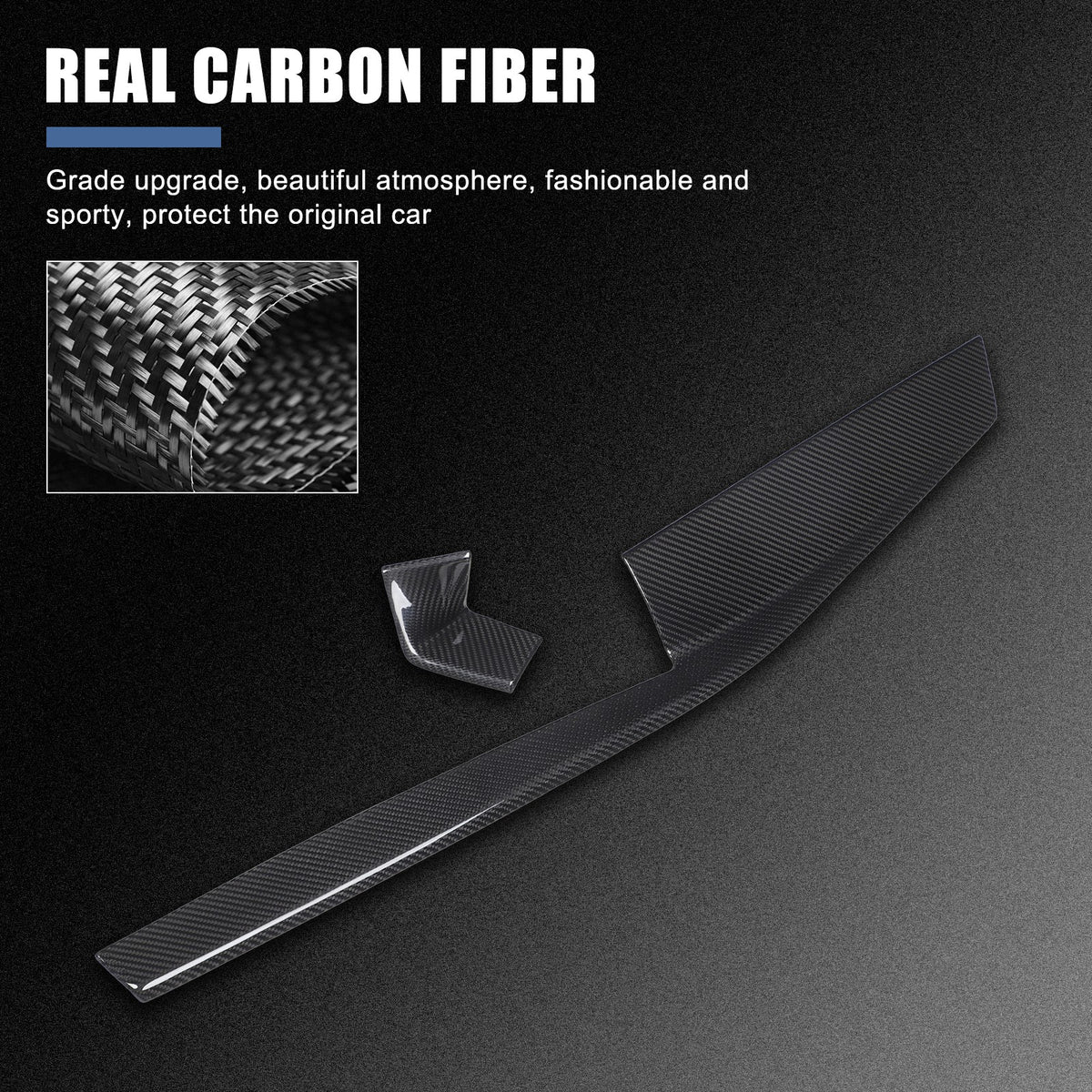 Real Carbon Fiber Center Console Dashboard Trim For BMW X5 G05 X6 G06 X7 G07 23+ 3