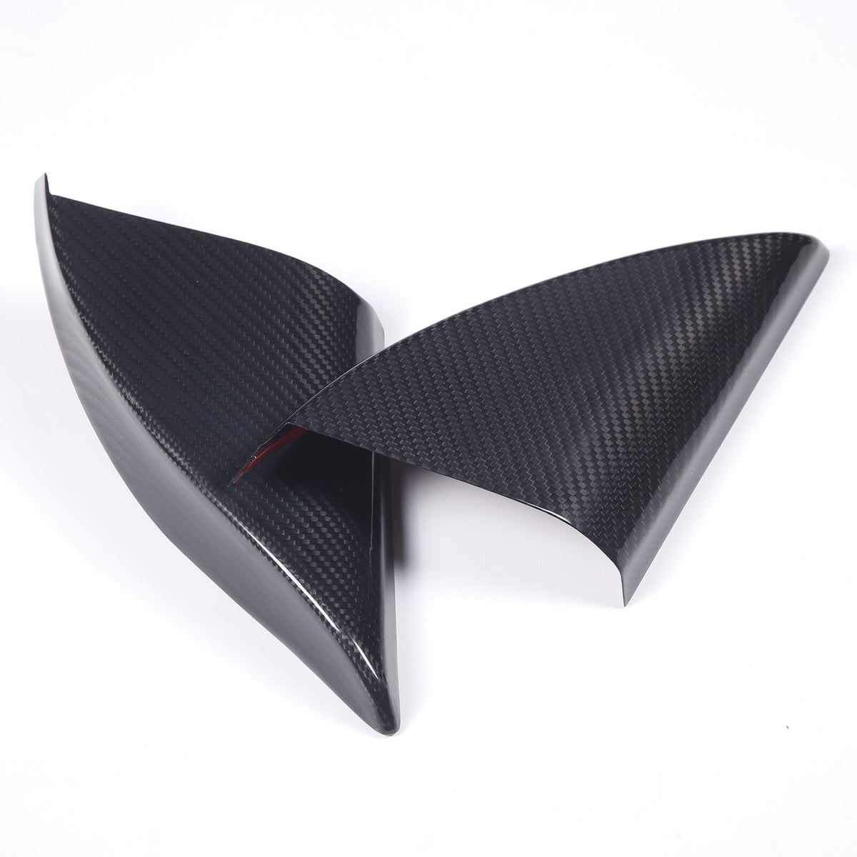 Real Carbon Fiber Inner Door Triangle A Pillar Trim For Lamborghini URUS 2018-23 12