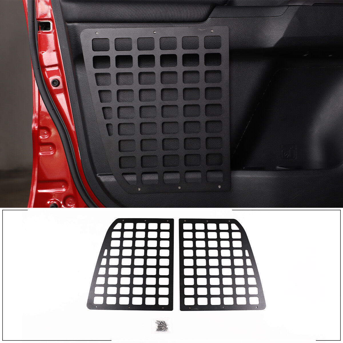 Rear Inner Door Interior Storage Panel Shelf Rack For Toyota Tacoma 2016-2023 9