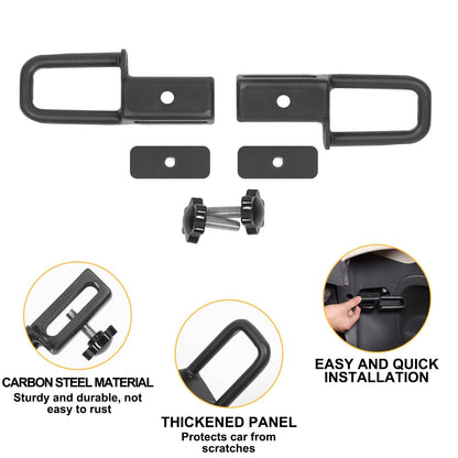 Steel Rear Seat Backrest Adjustment Upright Bracket Trim For Fiat 500 2007-15 4