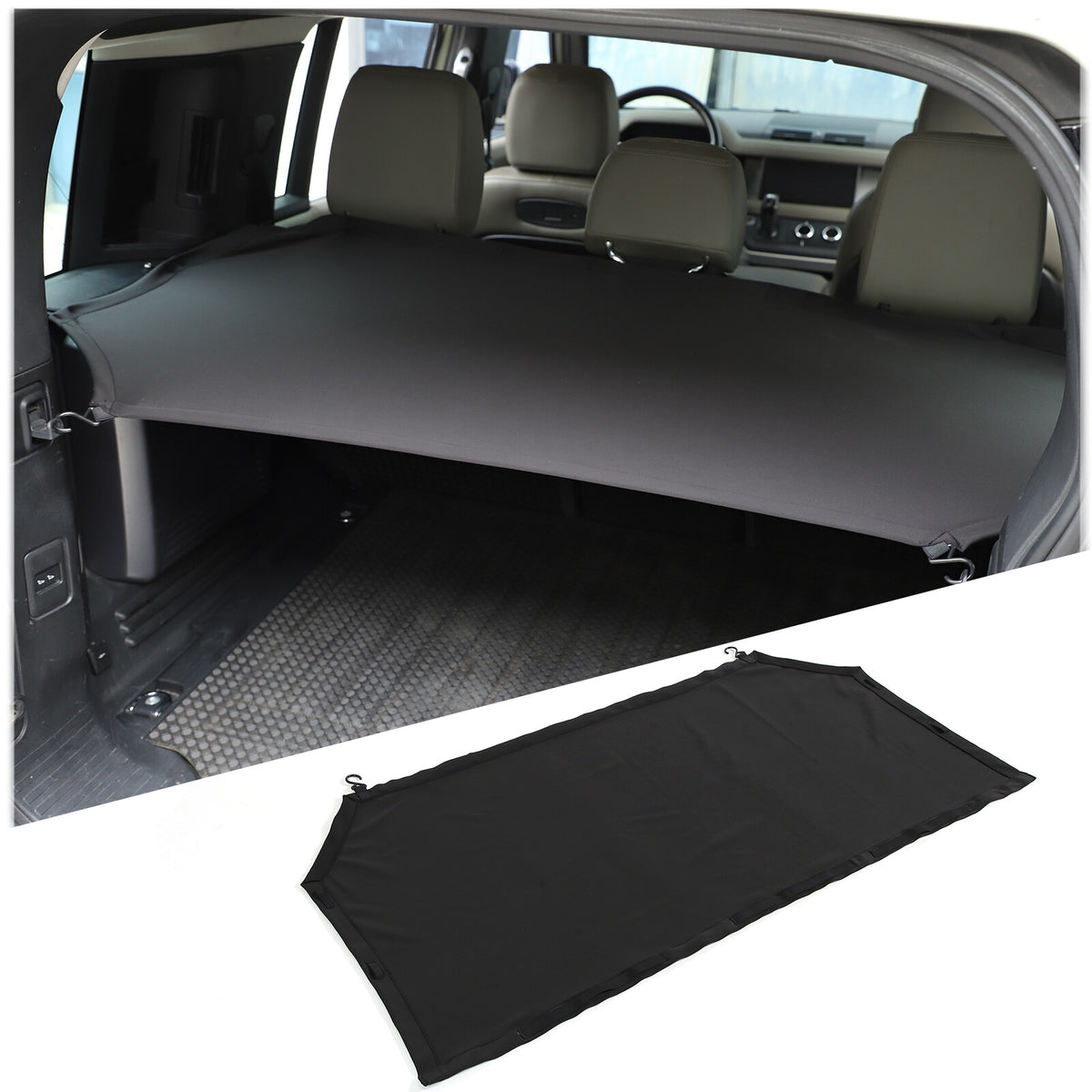 Rear Trunk Cargo Sunshade Mesh Net Insect Soft Top For Defender 110 2020-2024 US 17