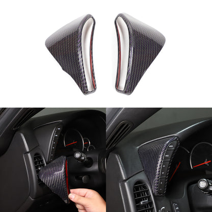 Real Carbon Fiber Interior Dashboard Console Frame Trim For Corvette C6 2005-13 3