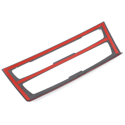 Real Carbon fiber Center Console air outlet Trim Cover For BMW 1 2 Serie 2012-16 7