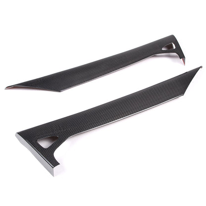 Real Carbon fiber Interior Door Upper Panel trim Cover For Corvette C8 20-26 US 13