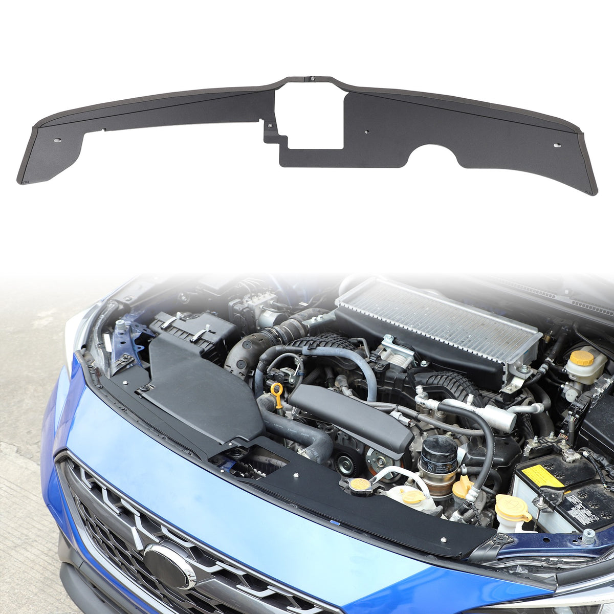 Alloy Black Engine Hood Latch Dust Cover Plate For Subaru WRX VB/Levorg 2022+ 2