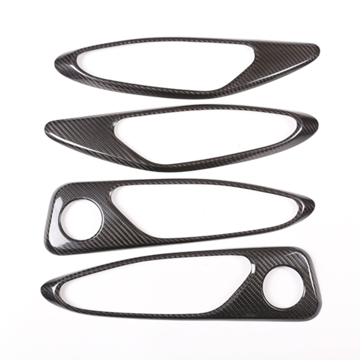 Real Carbon Fiber Inner Door Handle Trim Cover For Alfa Romeo Giulia 952 2017-20 11