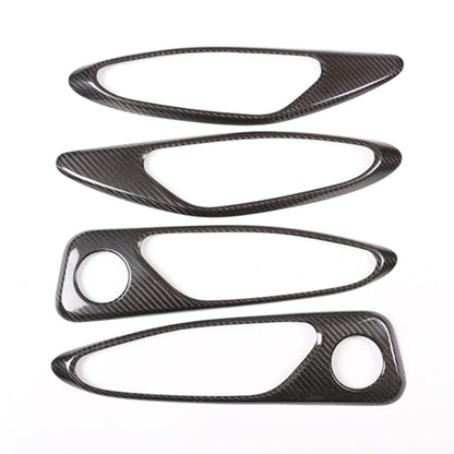 Real Carbon Fiber Inner Door Handle Trim Cover For Alfa Romeo Giulia 952 2017-20 11